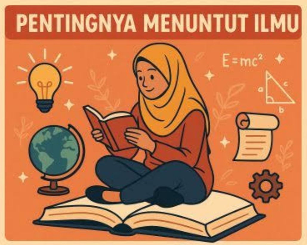 Cover "Pentingnya menuntut ilmu"