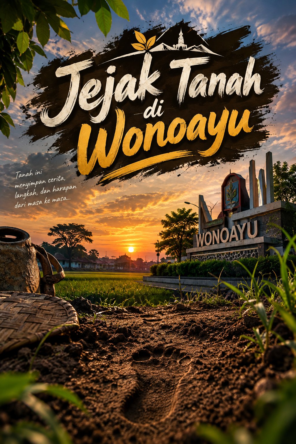 Cover JEJAK TANAH DI WONOAYU