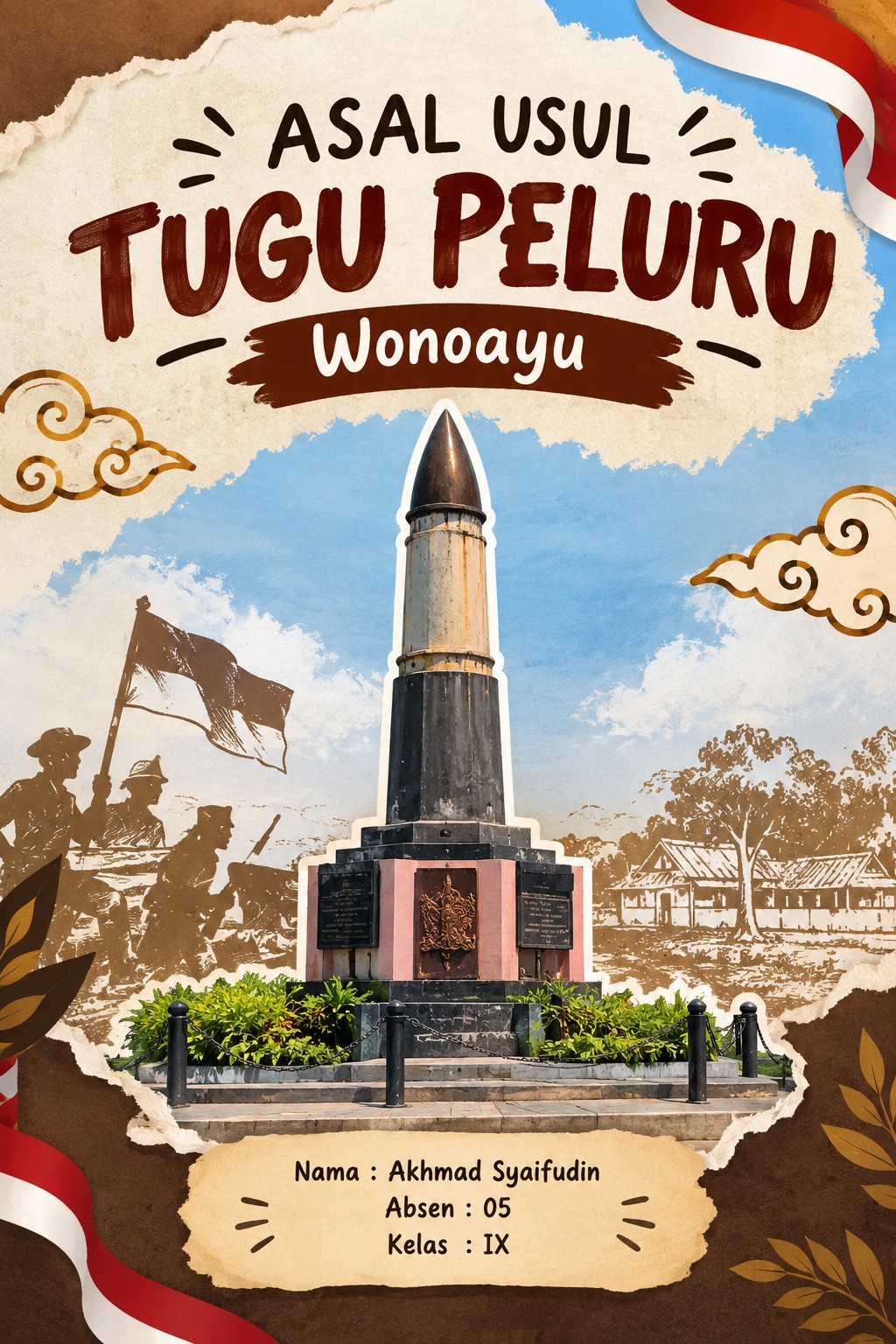 Cover Asal usul tugu peluru