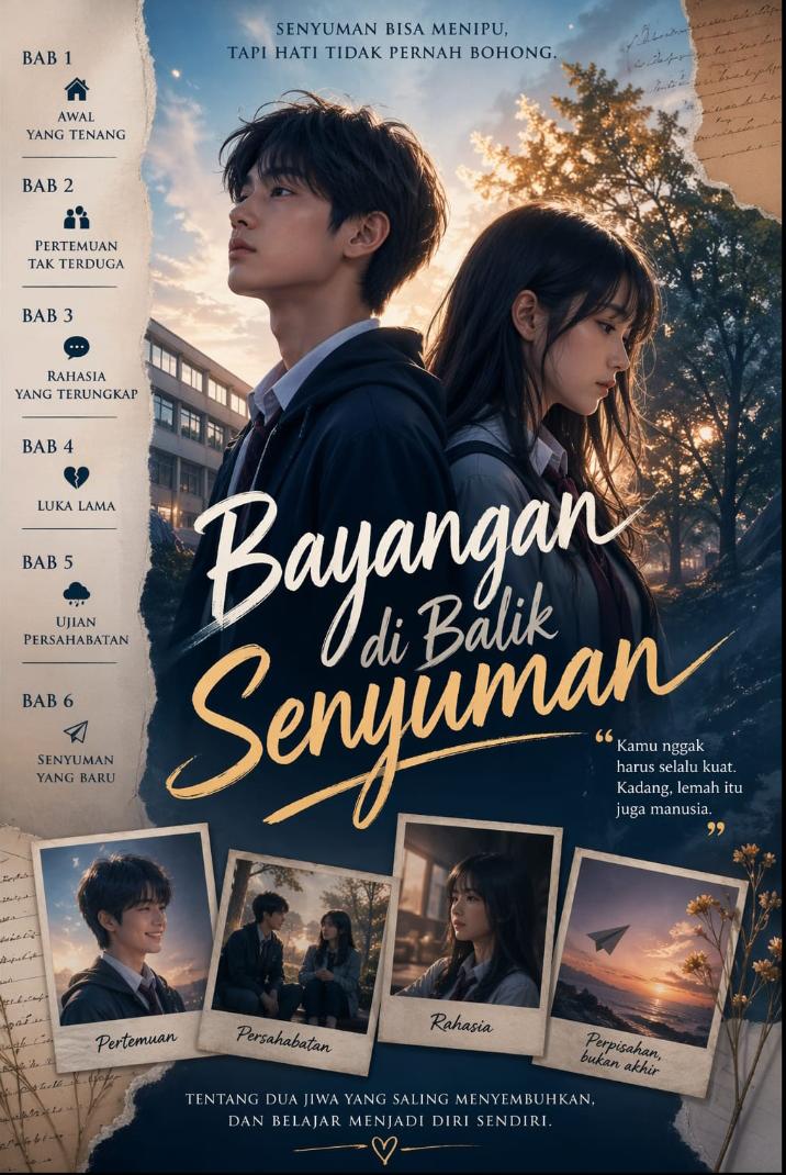 Cover Bayangan di Balik Senyuman