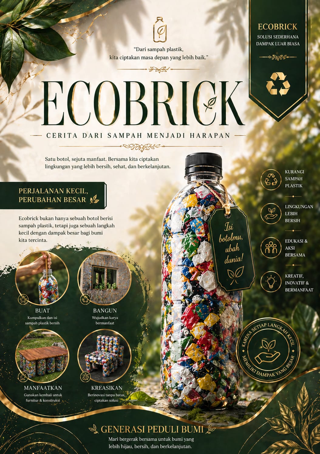 Cover ECOBRICK – CERITA DARI SAMPAH MENJADI HARAPAN