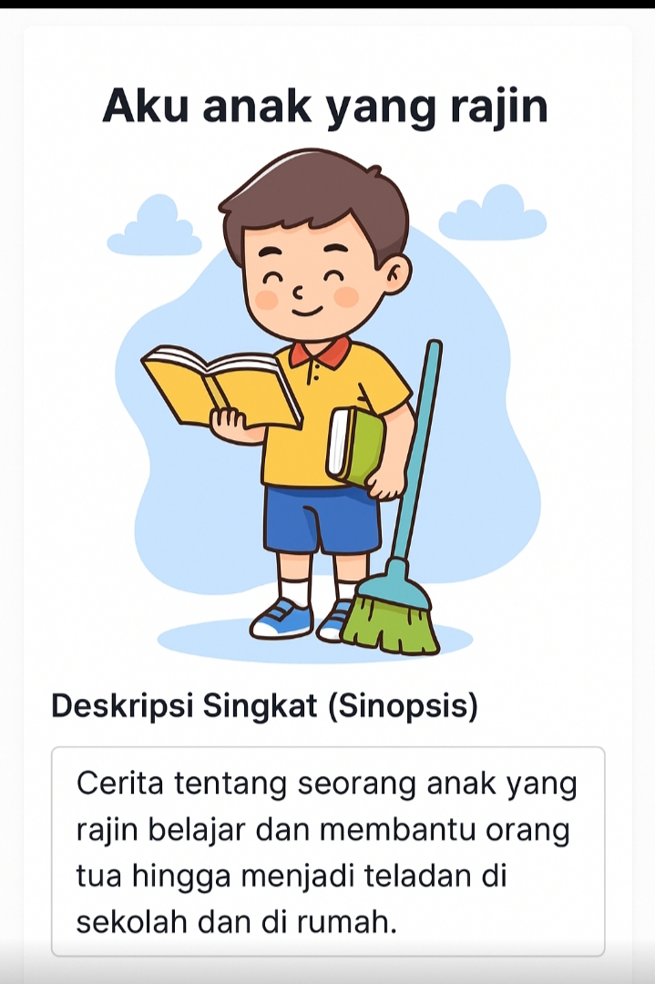 Cover Aku anak yang rajin