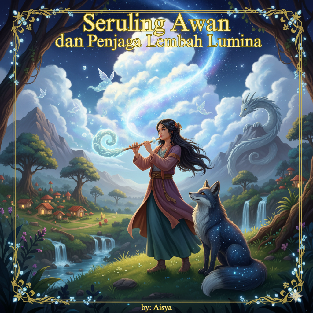 Cover Seruling Awan dan Penjaga Lembah Lumina