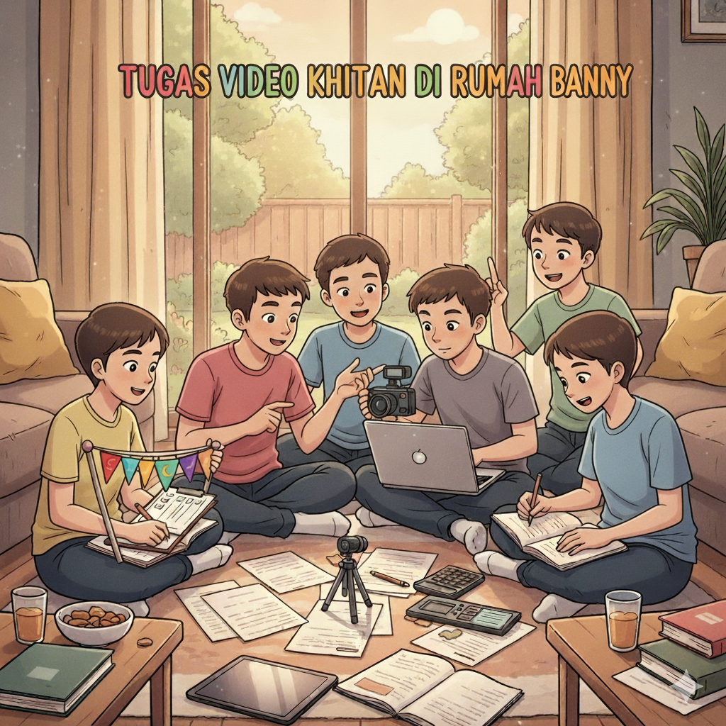 Cover TUGAS VIDEO KHITAN DI RUMAH BANNY
