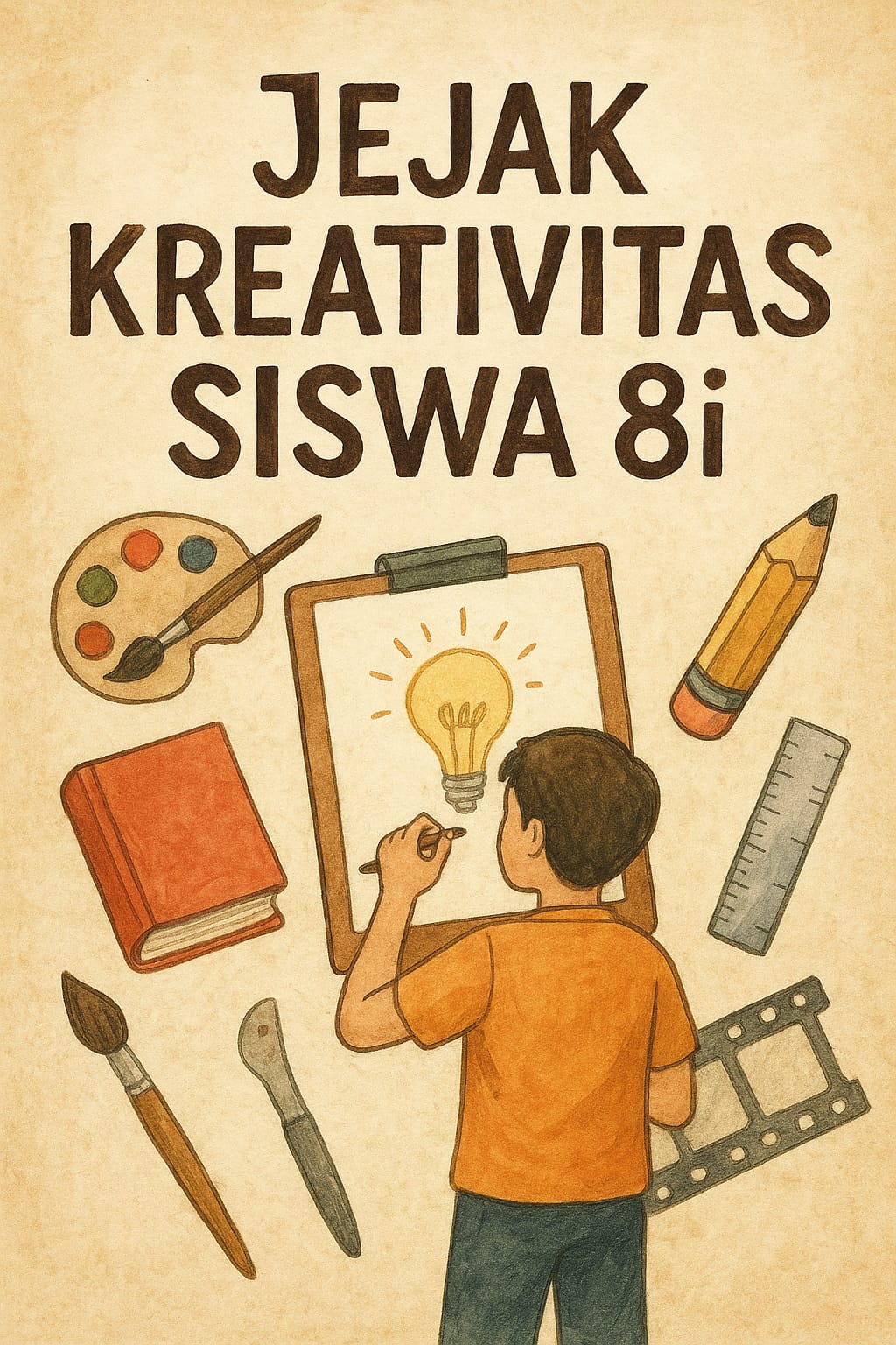 Cover Jejak kreativitas siswa 8I